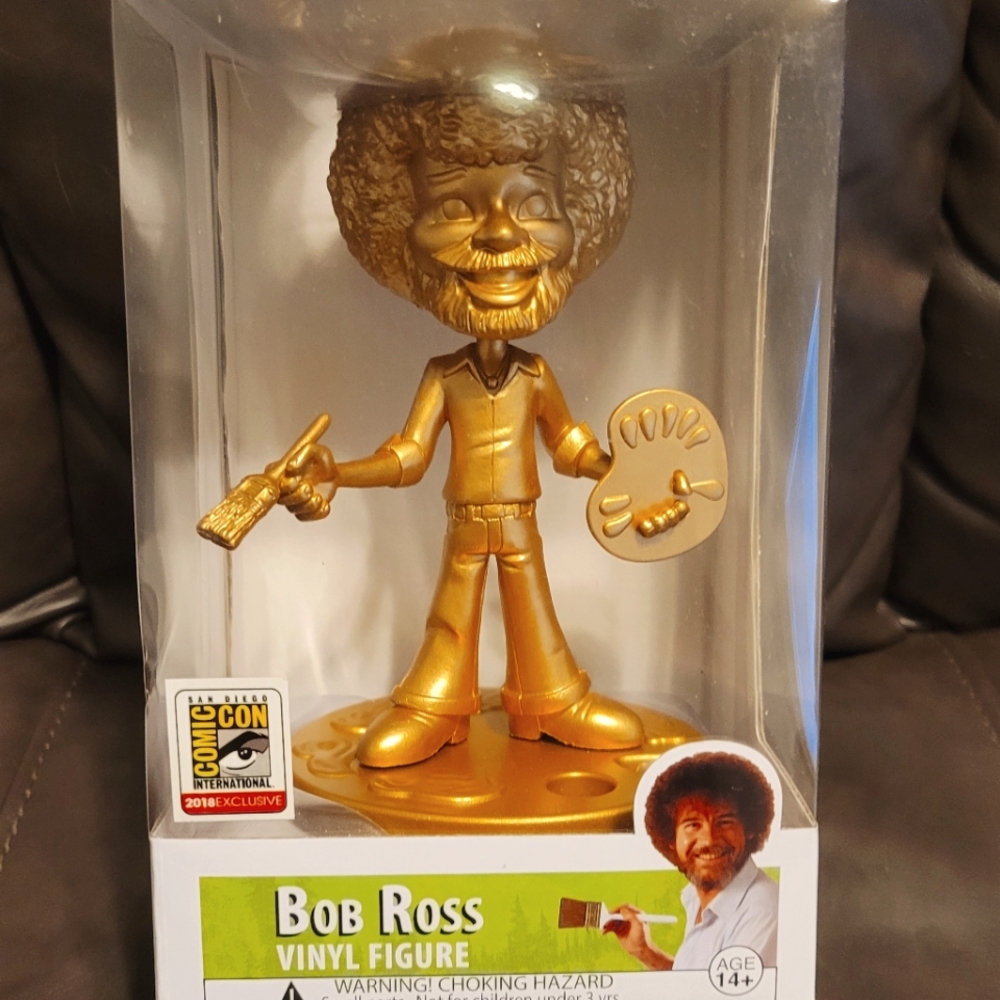 Bob Ross vinyl figure